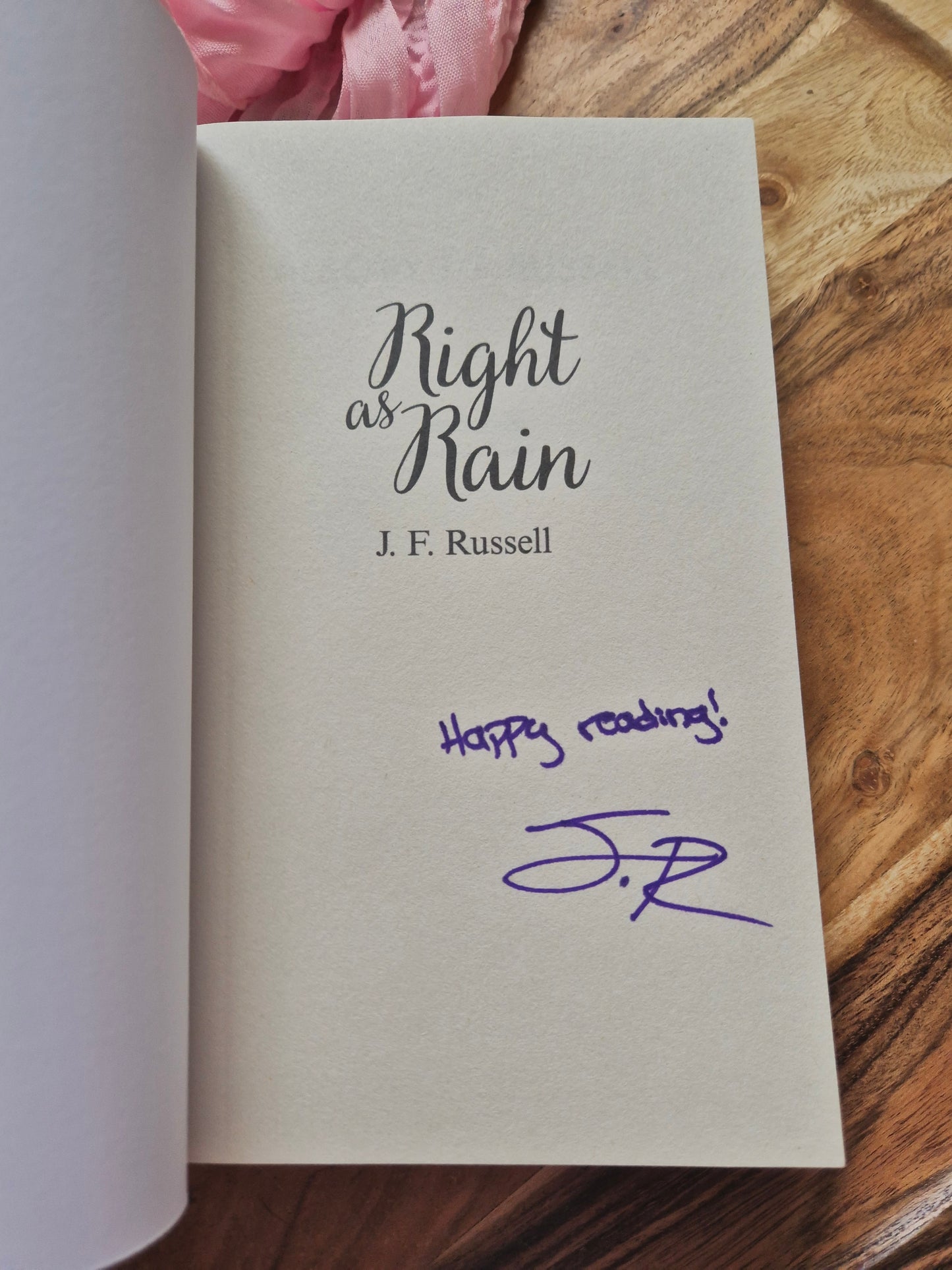 Right as Rain by J.F Russell (Gumtree Valley Book 2)