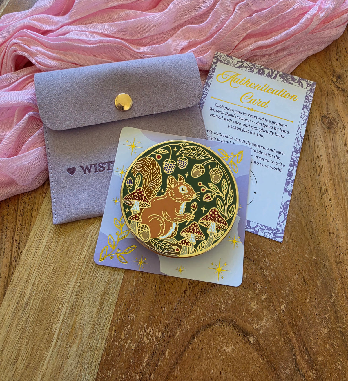 Enchanted Woodland e-reader grip