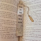 "You're On This Page. Silly Goose" | Metal Bookmark