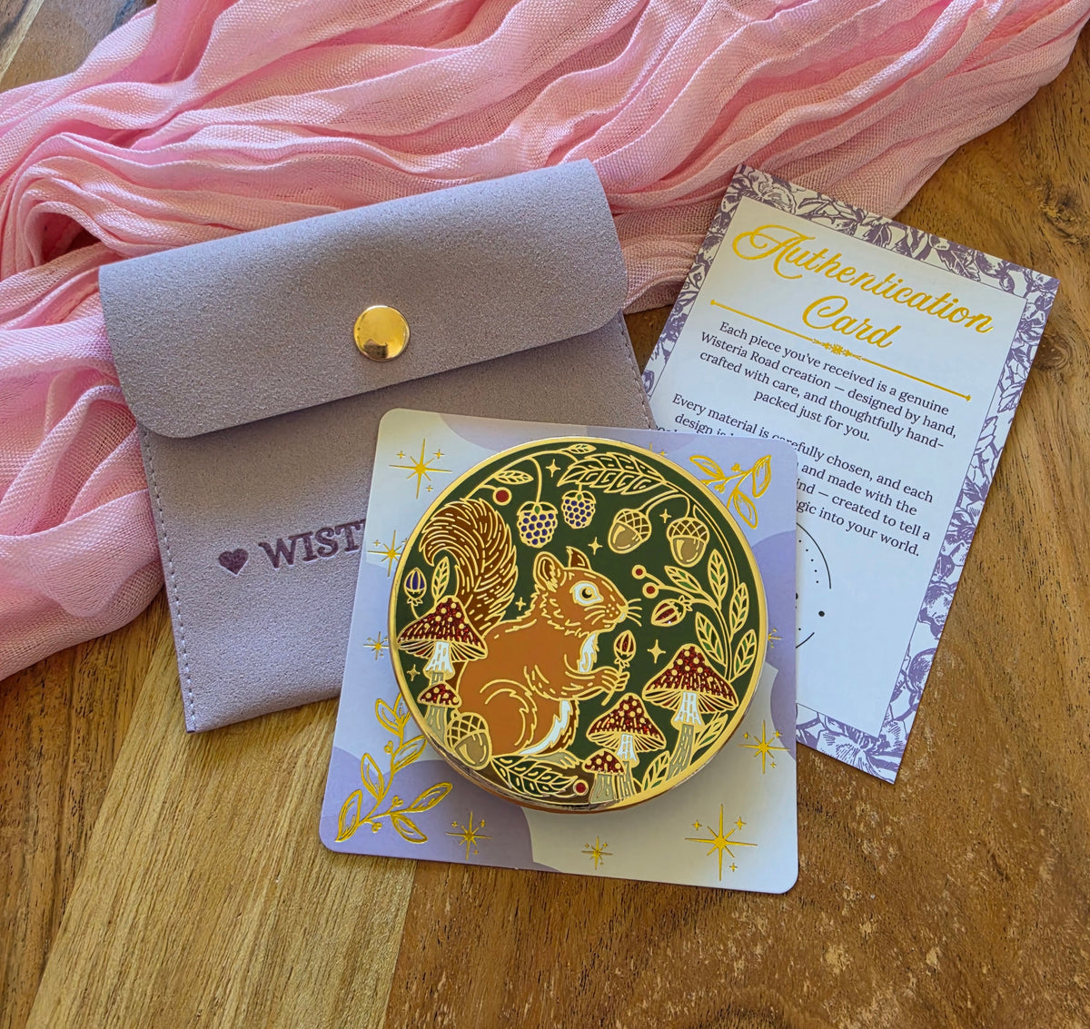 Enchanted Woodland e-reader grip
