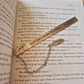 "Just One More Chapter" | Thin Metal Bookmark